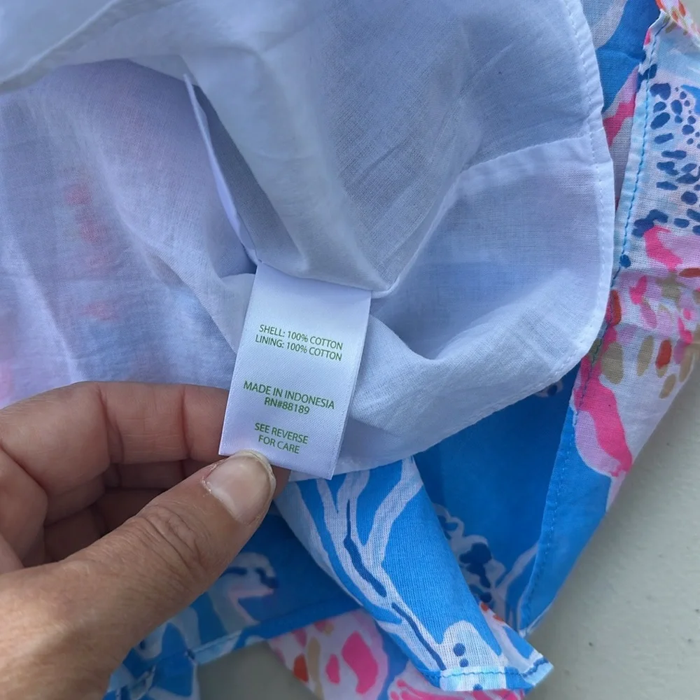 NWT Lilly Pulitzer Alessia Cotton Dress - Picture 8 of 8